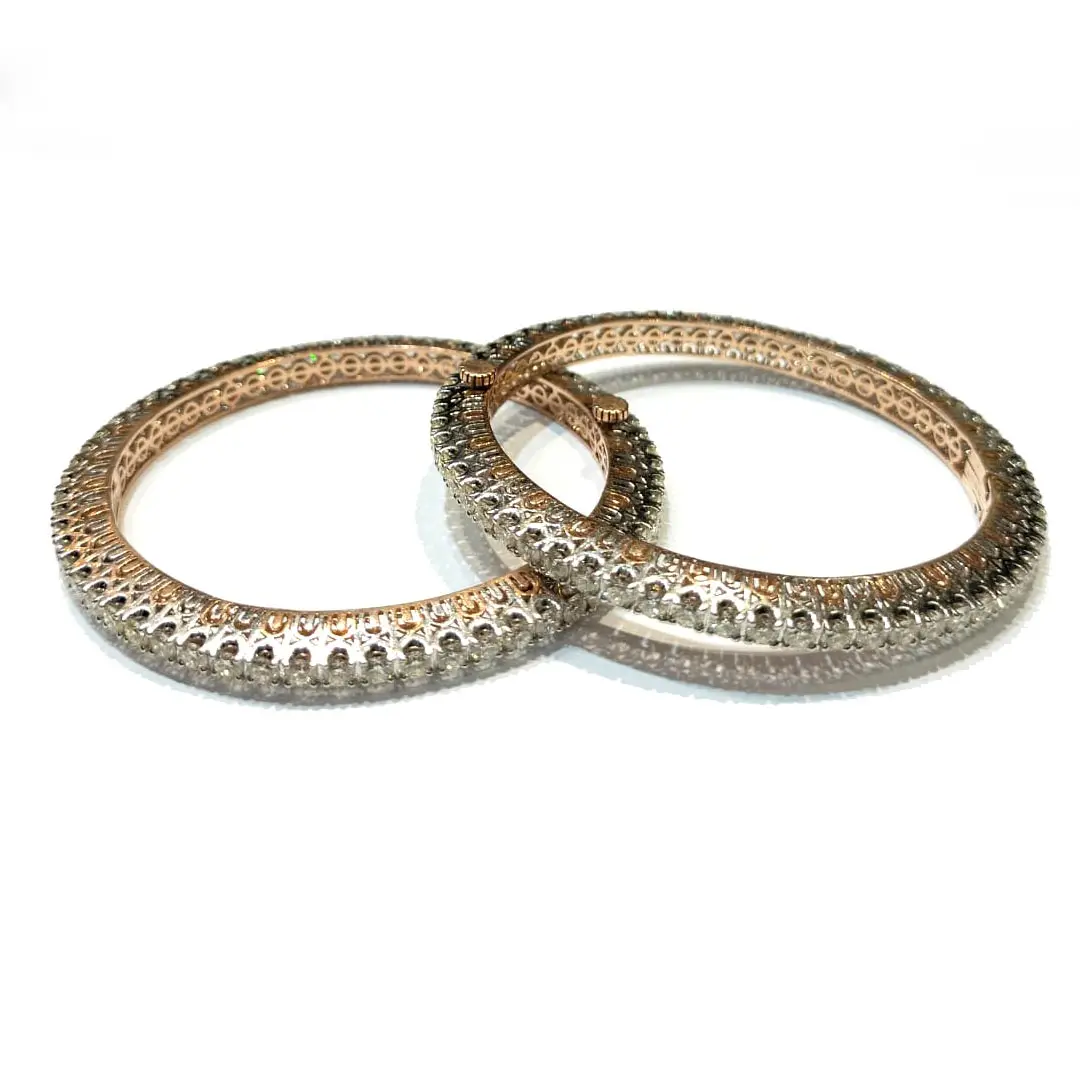 Diamond Bangles DB20061(2)