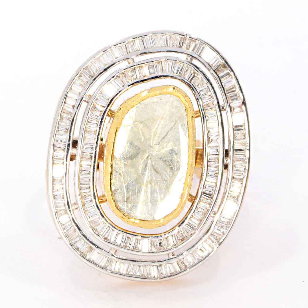 Gold Polki Ring