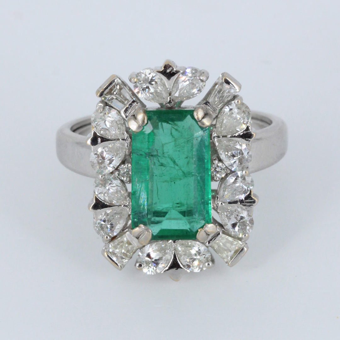 Diamond Color Stone Ring